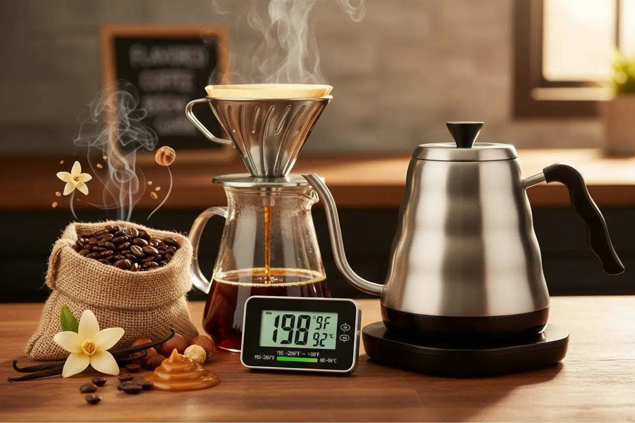 Best Temperature Settings for Brewing Flavored Coffee Beans EleganceBrew