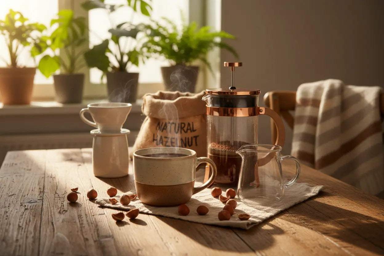 Creating the Perfect Natural Hazelnut Coffee Experience at Home EleganceBrew