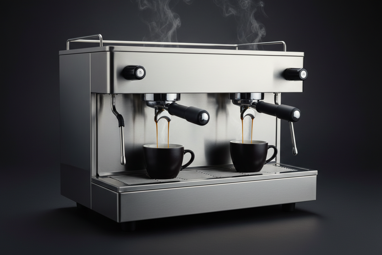 The Essential Benefits of the Dual-Head Stainless Steel Coffee Brewer for Busy Workplaces