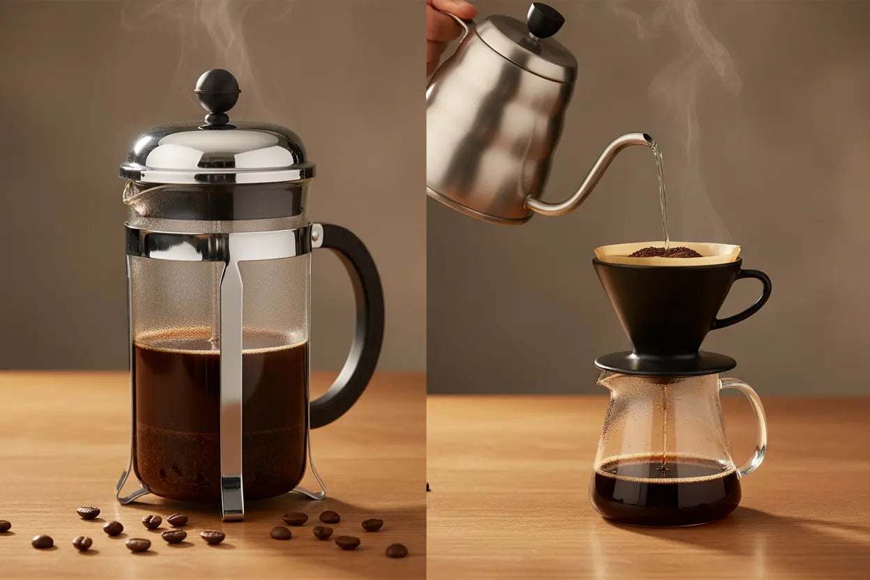 French Press vs Pour-Over: Best Method for Flavored Coffee EleganceBrew