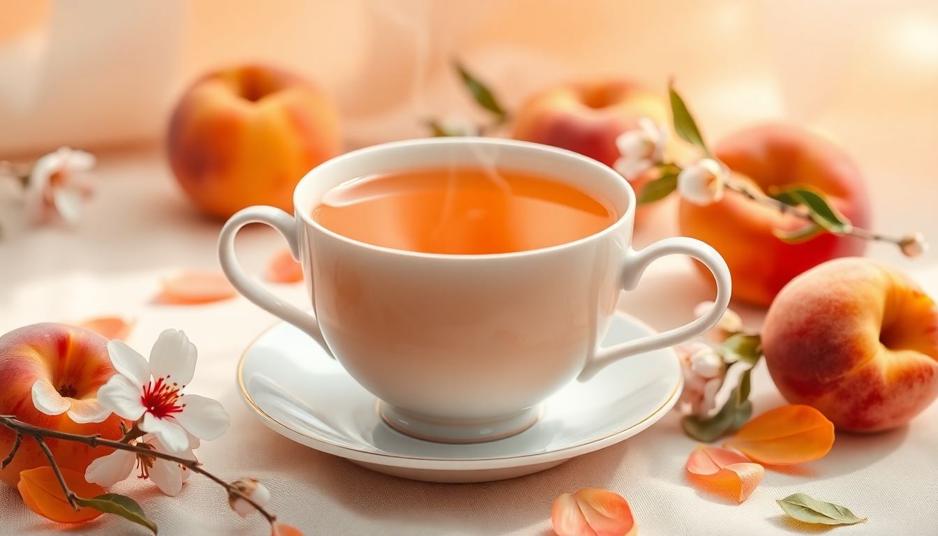 Peach Paradise Tea: Your New Favorite Seasonal Sip The EleganceBrew