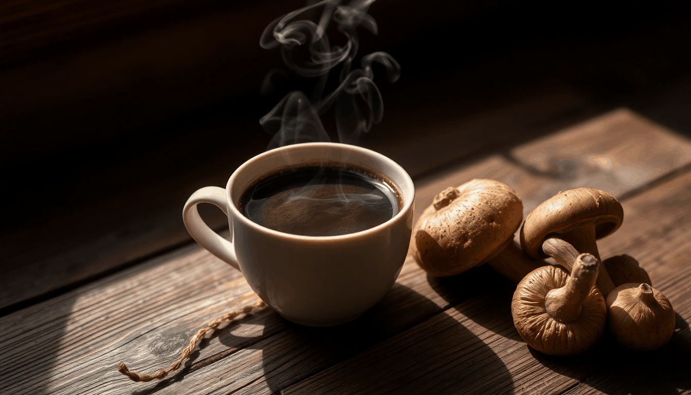 Coffee with Mushrooms Dark Roast: Your New Daily Ritual The EleganceBrew