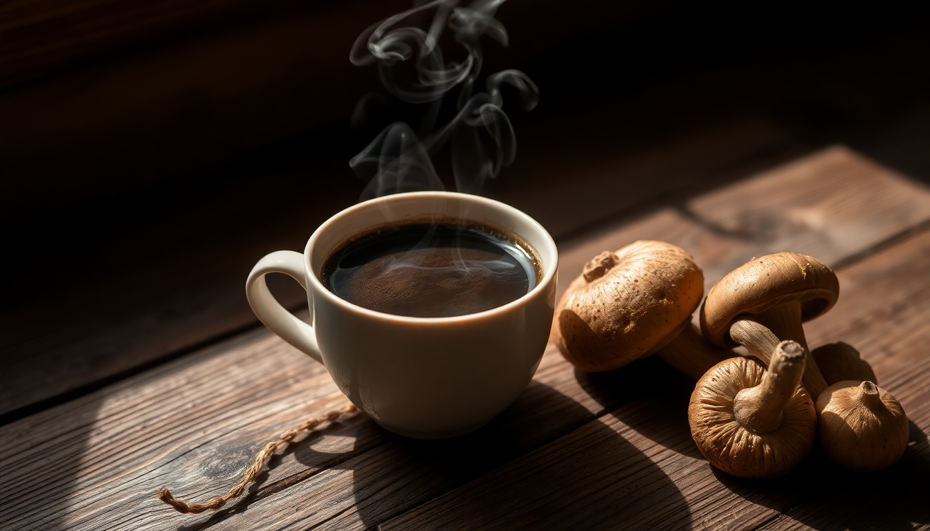 Coffee with Mushrooms Dark Roast: Your New Daily Ritual The EleganceBrew