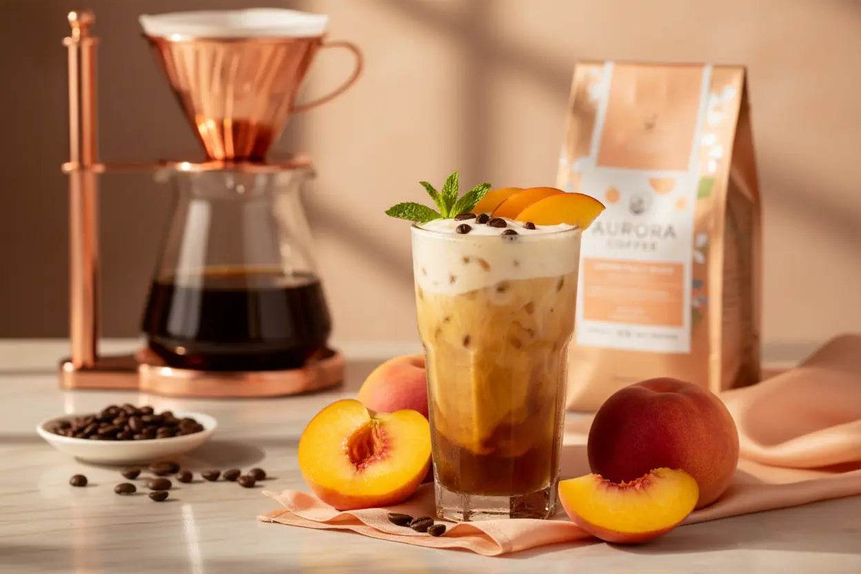 Premium Peach Coffee Blends for Summer Sipping EleganceBrew