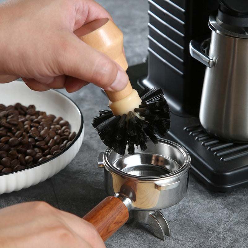 BaristaCare coffee machine cleaning brush with ergonomic handle and durable bristles for espresso maintenance