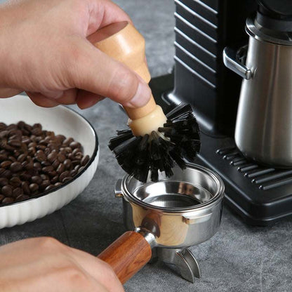 BaristaCare coffee machine cleaning brush with ergonomic handle and durable bristles for espresso maintenance