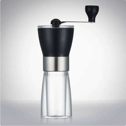 Compact GrindCraft manual coffee grinder with adjustable settings for fresh coffee grounds