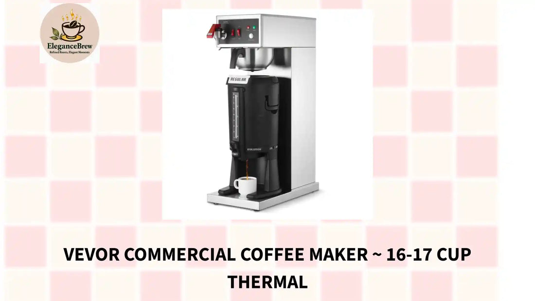 VEVOR Commercial Coffee Maker ~ 16-17 Cup Thermal by@Outfy