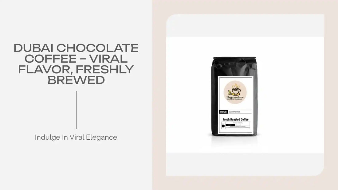 Dubai Chocolate Coffee &amp;ndash; Viral Flavor, Freshly Brewed by@Outfy