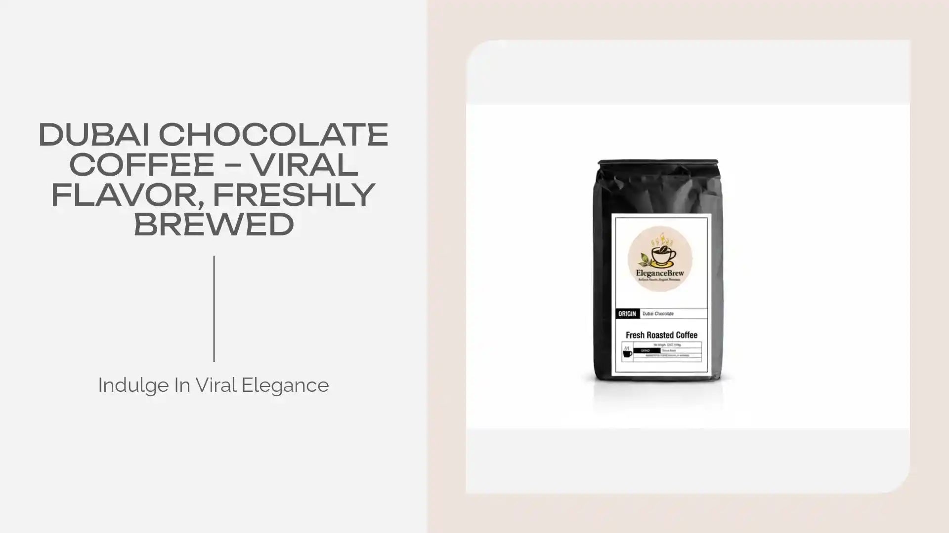 Dubai Chocolate Coffee &ndash; Viral Flavor, Freshly Brewed by@Outfy