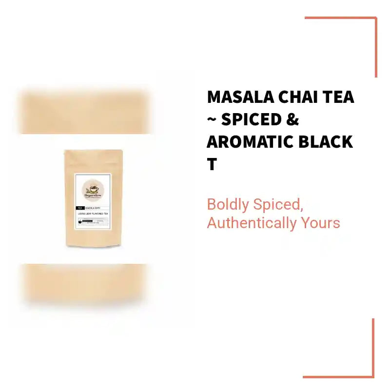 Masala Chai Tea ~ Spiced & Aromatic Black T by@Outfy
